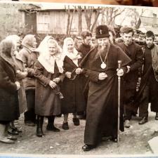 Приезд Митрополита Алимпия в Боровск.1992 г.